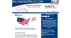 Desktop Screenshot of billingcenterlist.com